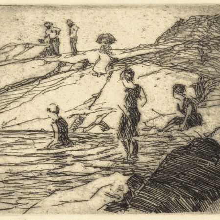 Three Bathers